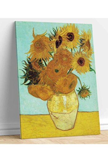 StellaStore Vincent Van Gogh Yağlıboya Ayçiçeği Kanvas Tablo
