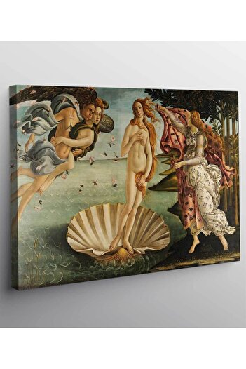 StellaStore Sandro Botticelli - Venüs'ün Doğuşu Kanvas Tablosu