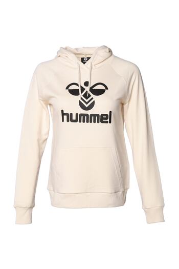 hummel Billund Off-White γυναικεία φούτερ με κουκούλα