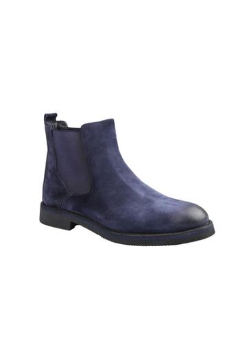 MARCOMEN 14017 Ανδρικές Μπότες από καθαρό δέρμα Navy Suede