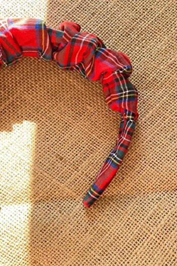 White Alamode New Year New Year's Eve Special Plaid & Scottish Pattern Crown