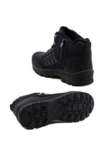 CONTEY Ανδρικές μπότες Thermo Sole Feather με φερμουάρ Lace Up