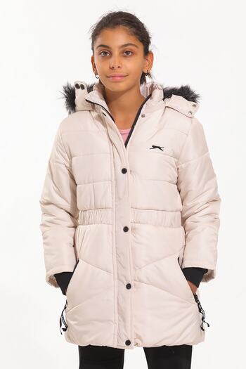 Slazenger Candy Girl's Coat & Coat Beige