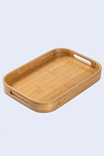 SepetçiBaba Lenny - 3er-2021-50 Large Size Rectangular Oval Bamboo Tray