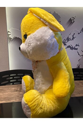 SELAY TOYS Dev Papyonlu Sarı Tavşan 58cm
