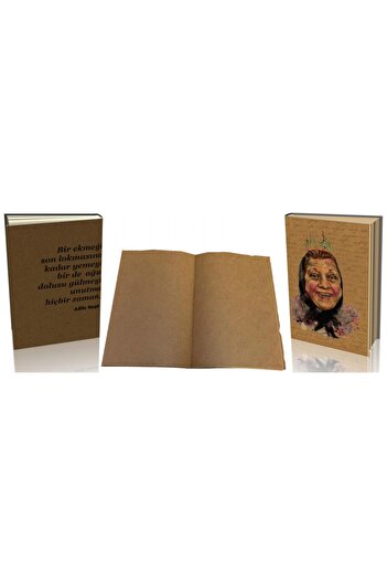 Tiydem Hobby Notebook / Kraft Paper Memory Notebook / Nostalgic Notebook