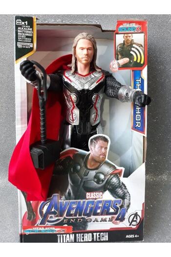 AVENGERS Thor 28cm Endgame New Costume - Large Size Toy Action Figure with Sound