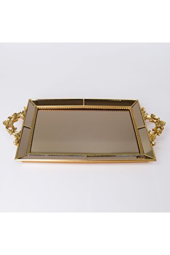 Selim Julia Mirrored Tray Gold