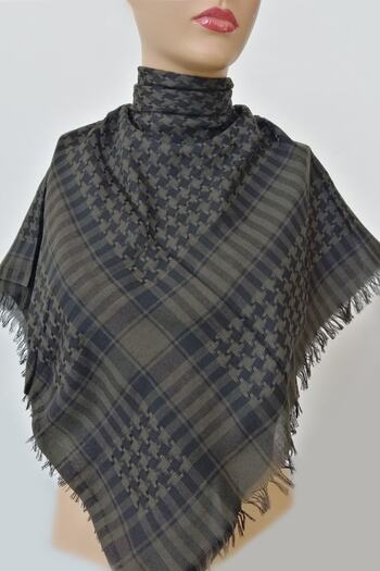 Kaftan Collection Cotton Puchsia, Kefiye Shawl
