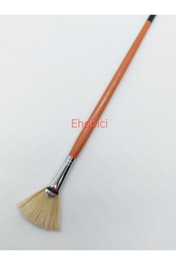 Cenova Art 113 Natural Long Handle Fan Brush No:10
