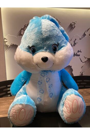 SELAY TOYS Dev Papyonlu Mavi Tavşan 58cm