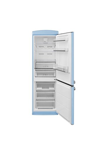 Vestel Retro Nfk37101 Düş Mavisi No-frost Buzdolabı