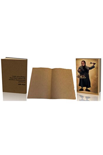 Tiydem Caiet de hobby Caiet de memorie din hârtie kraft Caiet nostalgic
