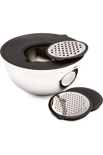 Sofram 5 Pieces Mixing and Storage Container with Grater -