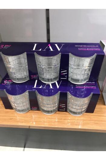 LAV Brit 3-Piece Soft Drink Glass