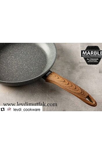 Leydi Marble Natura Granit Tava 26 Cm