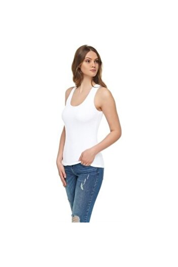 Tutku Elite 3-Piece Luxury Modal Cotton Wide Strap Women's Bady Undershirt