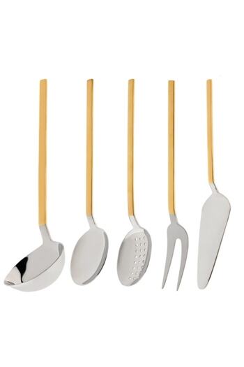 Jumbo 8100 5 Piece Gold Service Set