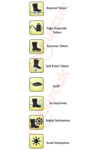 GEZER Kauçuk Avcı Çizme Konçlu Uzun (çoraplı) - 41