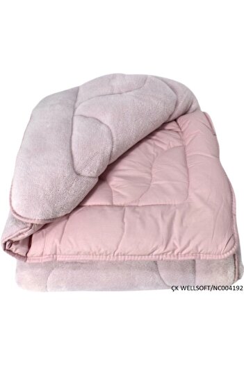 DENİZLİ ÇEYİZ 155x215 Single Wellsoft Quilt - Powder