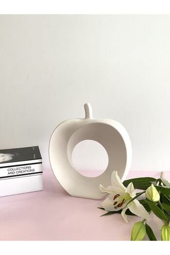 stilinbu Κεραμικό βάζο Apple H25 - Off White
