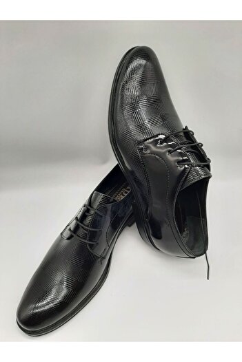 Adel New Model Printed Patent Leather Classic Shoes