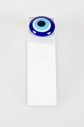 Orvila 4 Pieces White Evil Eye Beaded Wooden Door Stopper
