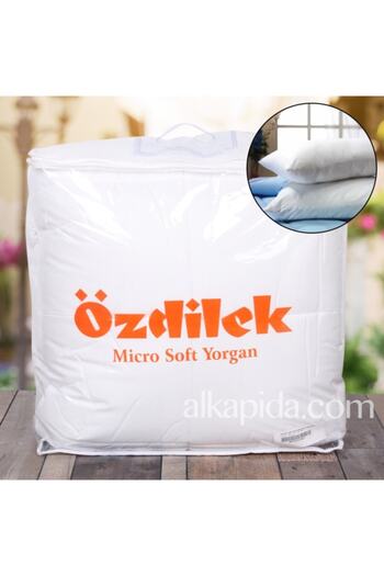Özdilek White Double Microfiber Quilt 195x215