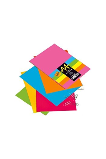 KESKİN COLOR Colored Copy Paper 50pcs A4 80g 5 Colors
