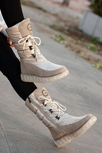 Khayt Julia Waterproof Non-Slip Sole Zippered Fashion Women's Sports Boots