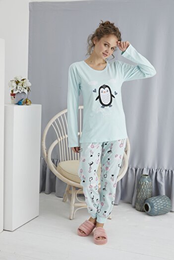 STRAWBERRY COTTON LONG SLEEVE PAJAMA SET