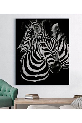 VeraStore Zebra Decorative Canvas Painting