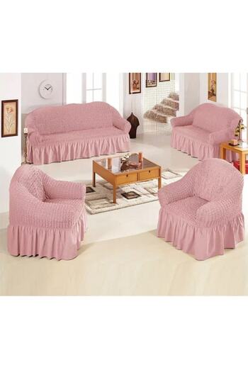 ÖZMAKAN Bürümcük Sofa Cover, Sofa Cover Set 3 3 1 1