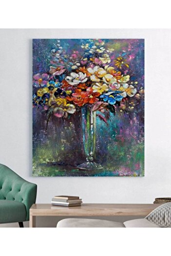VeraStore Floral Canvas Print