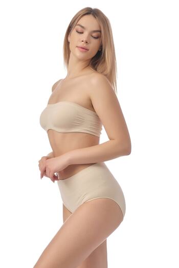 Emay Korse Ten Soft Висока талія Мама Slip Трусики 3002