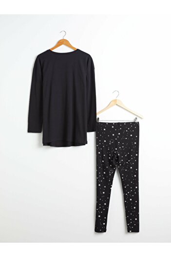 LC Waikiki Kız Çocuk Siyah Pijama Takım