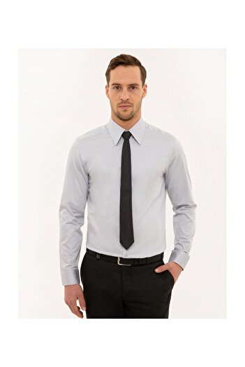 Pierre Cardin Cămașă slim fit gri pentru bărbați G021SZ004.000.1038388