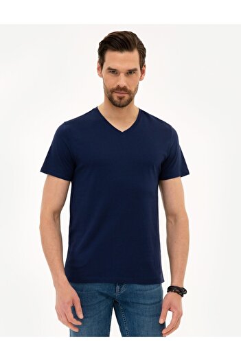 Pierre Cardin Ανδρικό μπλουζάκι Navy Blue