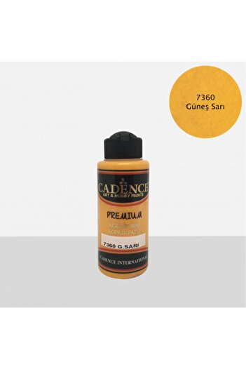 Cadence Premium Boya Güneş Sarı 120ml N:7360