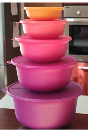 Tupperware Aloha Service Storage Container 5 Pieces