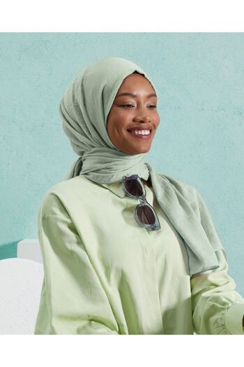 BURDEN IPEK Daria Aerobin Jazz Shawl Mint