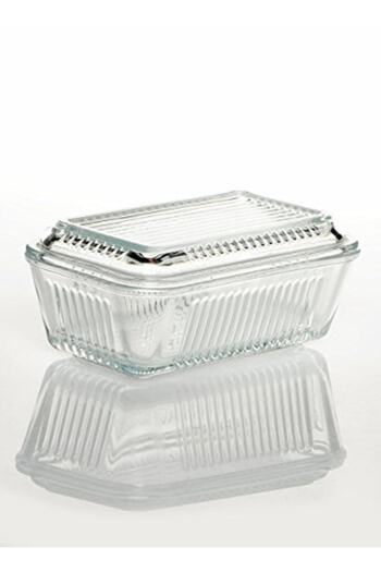 Paşabahçe Storage Container Without Compartments, 2 Pieces for Jam, Honey, Breakfast