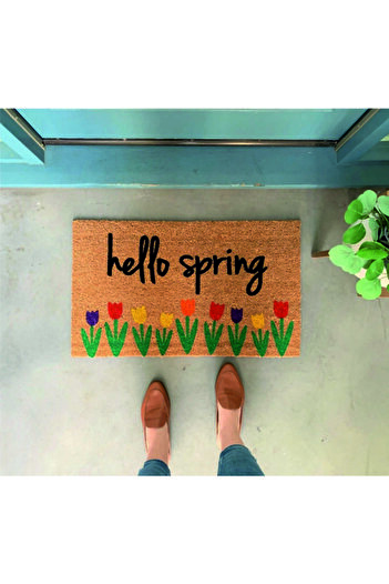 DefLife Home Hello Spring Door Mat