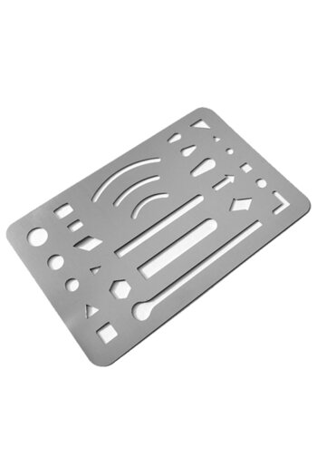Artscholar Eraser Template - 9x6 Cm