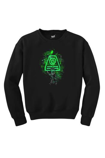 Z zepplin Avatar Earth Element Black Sweatshirt