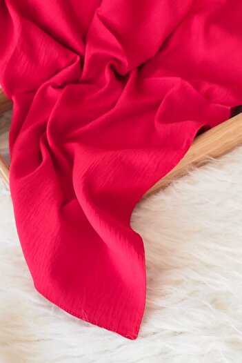 ltmodascarf Cotton Jazz Shawl Red