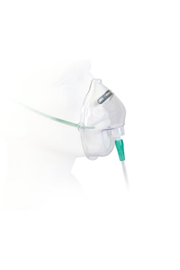 YILKAL Reservoirless Adult Oxygen Mask (10 Pieces)