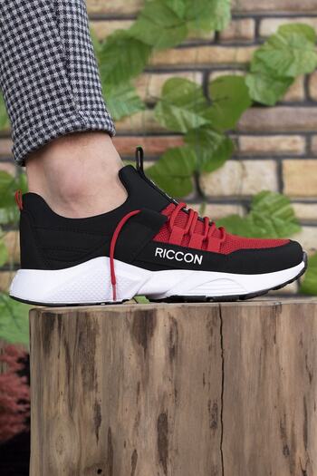 Riccon Černo červené unisex tenisky