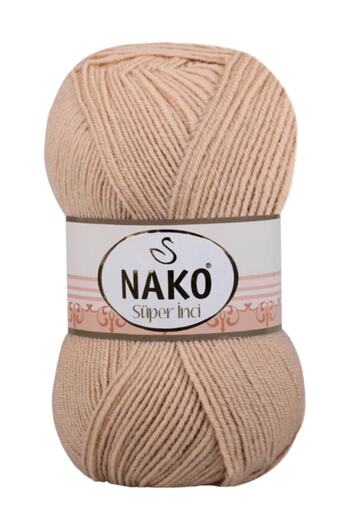 NAKO Super Pearl Wool Blended 219 Camel Hair Color Πλεκτό Σχοινί 1 τεμ