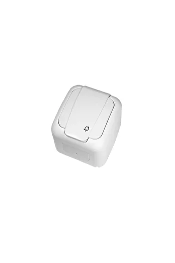 VİKO Palmiye White Surface Mounted Grounded Socket 90555x08